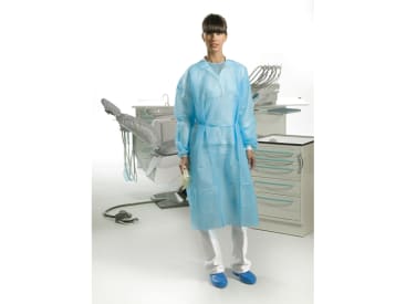 Equipement de protection individuelle et vêtements chirurgicaux Surblouse/tablier avec poignets en coton (longueur 120 cm) img