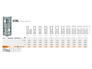 Boren 229 L chirurgisch staalinstrument img