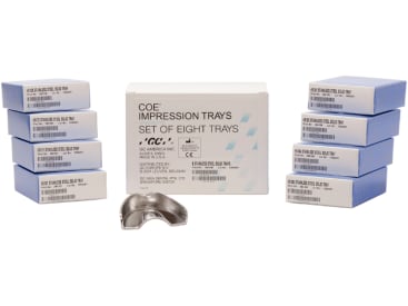 Afdruklepels tandheelkunde COE Afdruklepel ongeperforeerd betand regular assortiment img