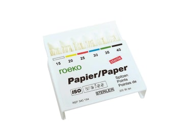 Pointes de papier absorbantes pour endodontie Roeko ISO pointes papier img