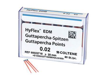 Gutta-percha pour obturation radiculaire Hyflex EDM pointes gutta percha img