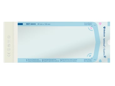 Safeseal Quattro Sachet De Stérilisation Plat Auto-Adhésif (8,9 x 13,3 cm) img