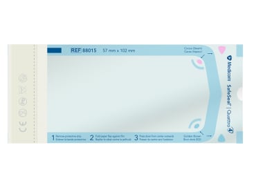 Safeseal Quattro Sachet De Stérilisation Plat Auto-Adhésif (5,7 x 10,2 cm) img