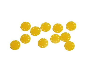Toebehoren Safety memo disc petals geel img