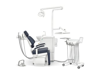 Mobiele cart Ancar S3 C RC behandelstoel inclineerbaar met cart img