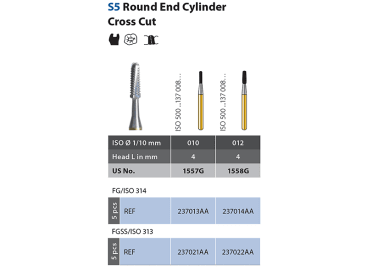 Klinische Dentale Hardmetaalboren Diatech Speedster S5 img