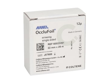 Papier d'articulation OccluFoil+ 12µ 22mm 1-côté img
