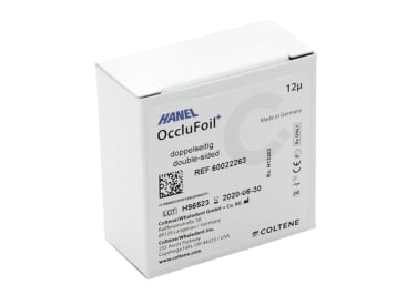 Papier d'articulation OccluFoil+ 12µ 22mm 2-côtés img