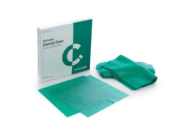 Système de digue HySolate digue dentaire latex Green 152 x 152 mm img