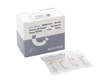Pointes de papier absorbantes pour endodontie 2Shape mini Points papier img