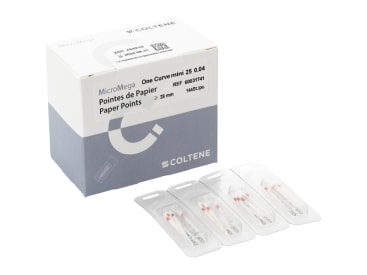 Pointes de papier absorbantes pour endodontie One Curve mini PP img