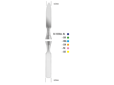 Toebehoren Cementspatel 6,2mm/6,0 mm Colori Silicon img