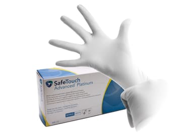 SafeTouch Advanced Platinum gants nitril non poudrés M img