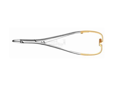 Porte-aiguilles Porte-aiguille Lichtenberg courbé 17cm avec des incrustations de métal dur img