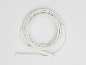 Toebehoren 135°C white silicon cable img
