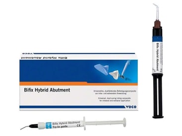 Ciment dentaire permanent Bifix Hybrid Abutment Q.Mix seringue img