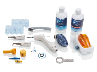 Ultrasone scaler toestellen Lunos Pro Powder Jet handstuk img