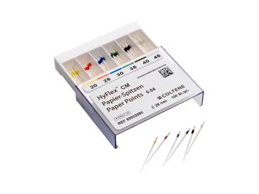 Pointes de papier absorbantes pour endodontie HyFlex CM pointes papier img