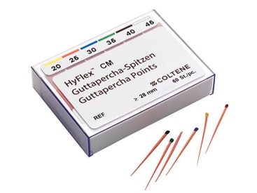 Gutta-percha pour obturation radiculaire HyFlex CM pointes gutta percha img