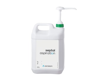 Nettoyage des équipements d'aspiration Septol aspiration 2% + pompe img