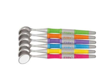 Tandheelkundige mondspiegels voor inspectie Crystal HD mondspiegel nr.4 Soft Grip assortiment Vibrant img