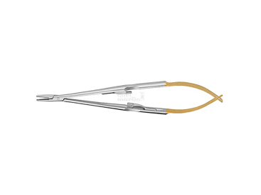 Porte-aiguilles Porte-aiguille Castroviejo 14cm LiquidSteel  avec des incrustations de métal dur img