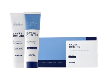 Accessoires Cavex Outline, 2 tubes (pâtes blanche/bleue)  img
