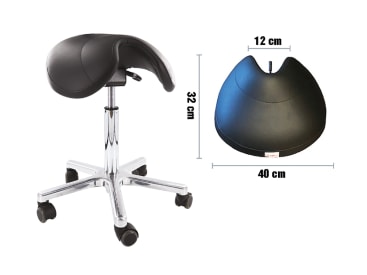 Siège de travail pour dentiste Ergo Pony Comfort Ouvert  img
