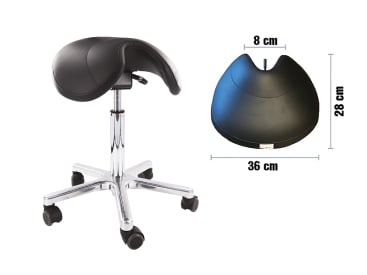 Siège de travail pour dentiste Ergo Pony Compact OPEN  img