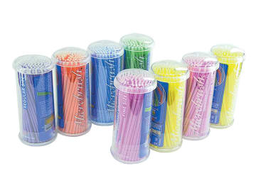 Brosse d'application dentaire MICROBRUSH Tube 4x100 applicateurs img