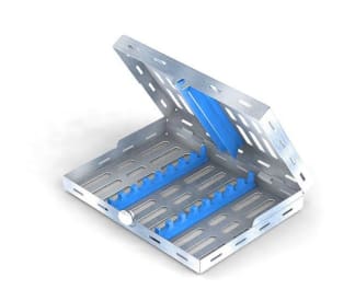 Tandheelkundige trays en cassettes Cassette inox 18x14 img