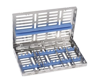 Tandheelkundige trays en cassettes Cassette inox 28x18 img