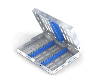Tandheelkundige trays en cassettes Cassette inox 18x14 (10) img