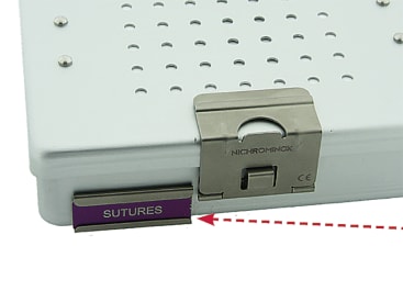 Divers Etiquette aluminium Steri Box img