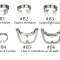 Hygenic Brinker clamps set B1-B6 H01054 A08030 img