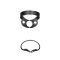 HF Rubberdamklem #W8A molar z. vleugels Black Line A31881 img