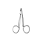 HF schaar Crown Gold gebogen kinderen 9cm A46372 img