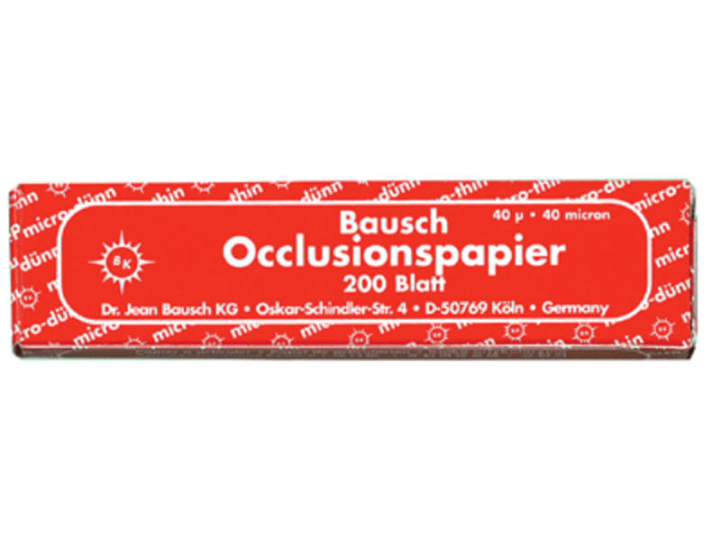 Bausch articulatiepap microdun rood 1x200 BK10 A02444 img