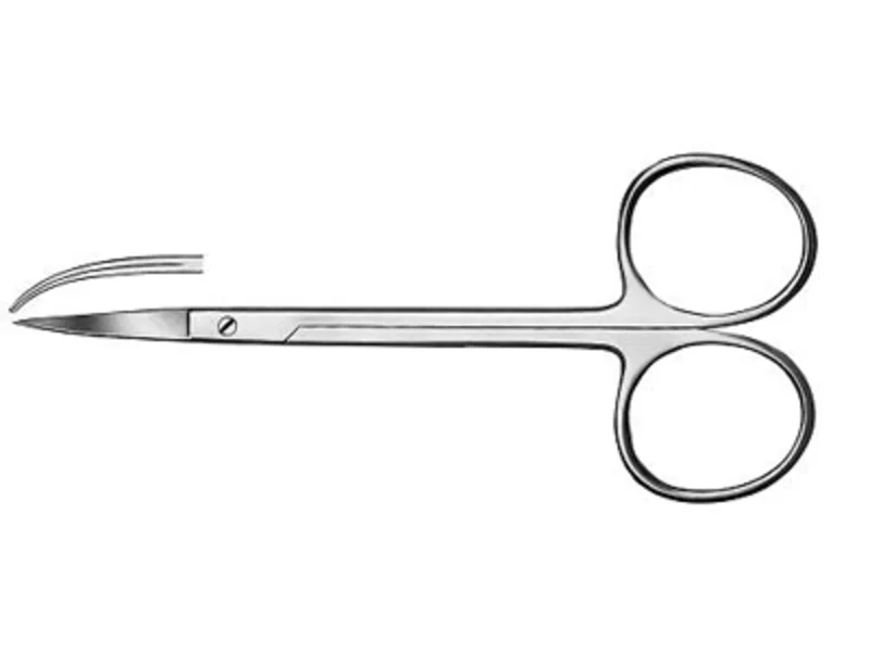 CM tandvleesschaar gebogen 12cm 802/12 A12731 img
