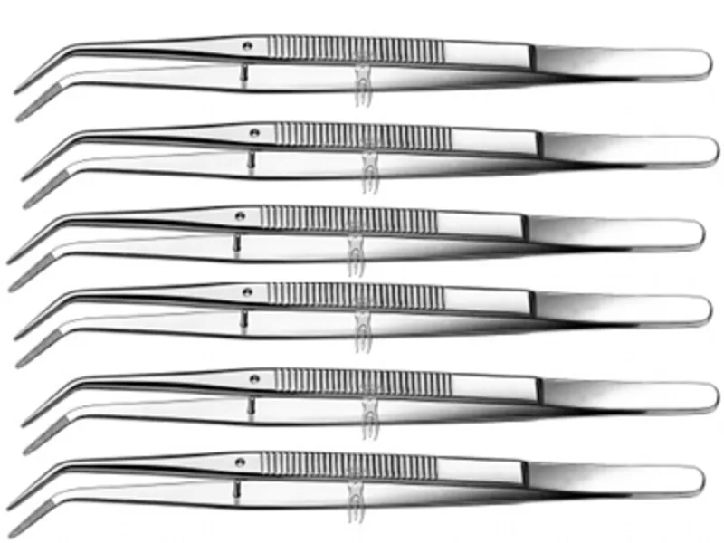 CM pincet geribd lange tip College 773A/2-SET6 A41846 img