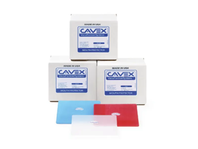 Cavex VacuFormer Mouth Protector red-white-blue 1x VT020 449 img