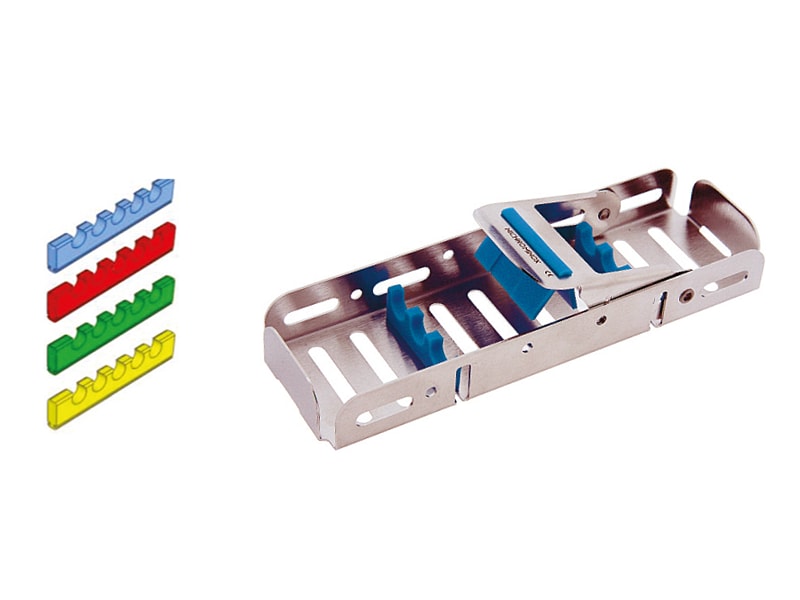 Nichrominox Easy Tray 18x5 - 1/6 DIN blauw 183703-2 709 img