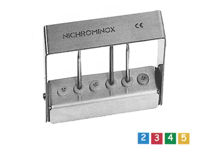 Nichrominox Plug'In 6 perfo hoogte 5cm helblauw 206000-12 86 img