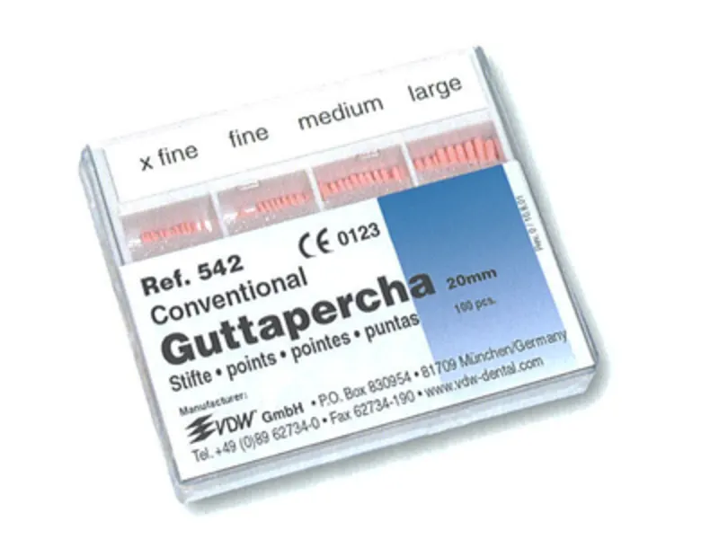 VDW 542-20mm guttapercha pink Fine 1x100 V030542020451 473 img