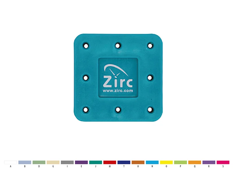 Zirc 8-Hole Bur Block A White 50Z400 A 452 img