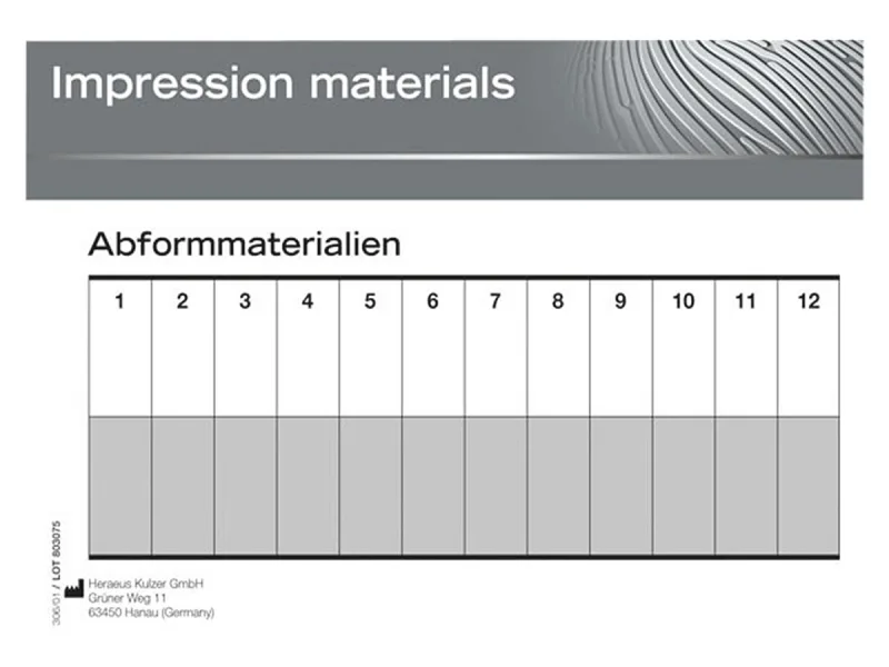 Kulzer Xantopren-Provil (universeel) mengblok 1x1 A11121 img
