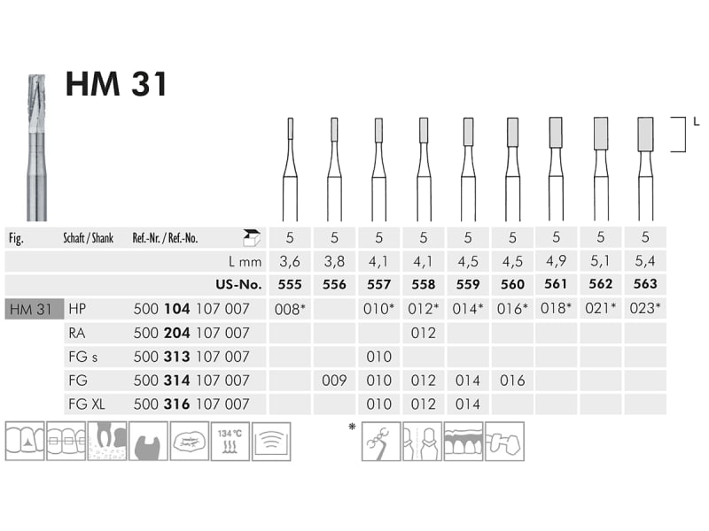 ME HP HM 31-014 hardmetaalboor 1x5 1334 img