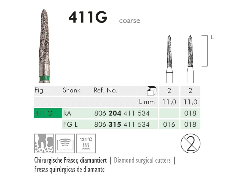 ME FGL 411G-016 chirurgische frees 1x2 1521 img