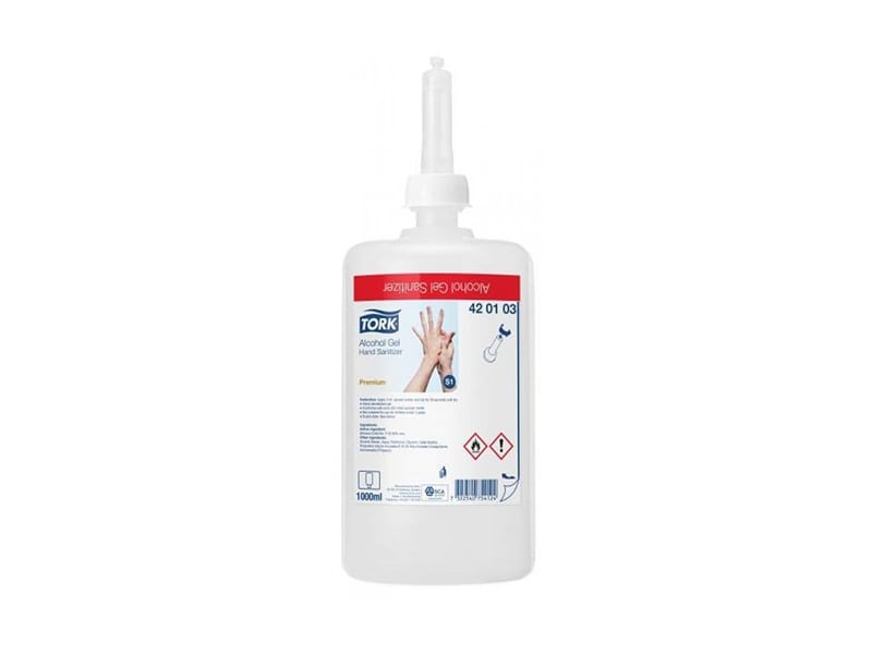 Tork S1 Alcohol gel navulling 6x1l A43714 img