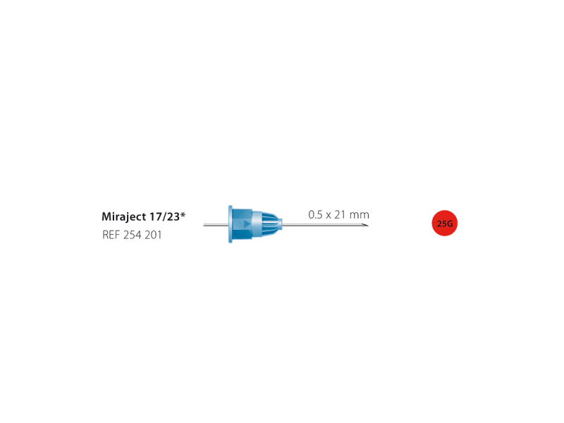 HW Miraject carpule 17/23 0,5x21mm 25G 1x100 A39200-1723 img